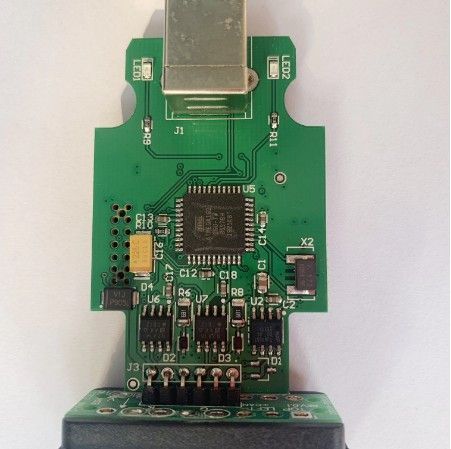 Автомобільний діагностичний сканер Atmega162 USB V2 20,4.1 OBDII 16pin + FT232RL 4000525437667 фото
