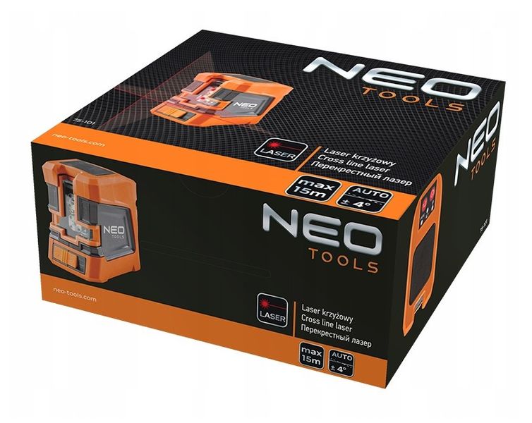 Лазерный нивелир NEO TOOLS 75-101 15 м + штатив 7886007098 фото