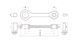 Шатун для квадроциклов Honda TRX 450 04-05 HR 8632 84973 фото 2