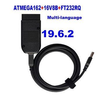 Автомобільний діагностичний сканер Atmega162 USB V2 19.6.2 OBDII 16pin + FT232RQ 4000525437667 фото