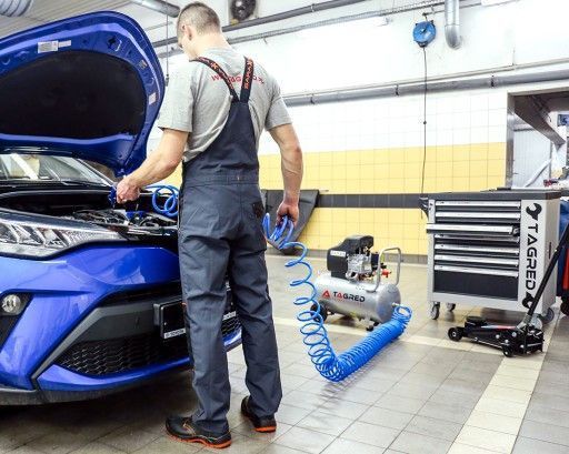 Масляний компресор Tagred ТА300Н 24L + набір 8в1 6875906908 фото