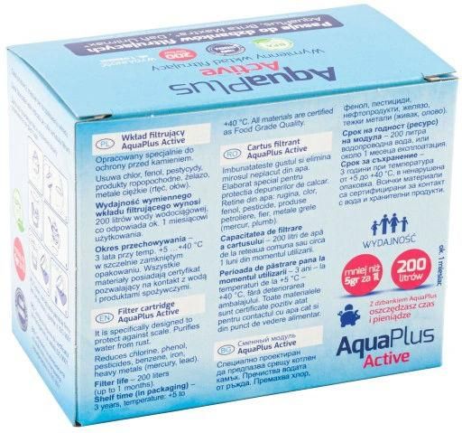 Катриджі для води AquaPlus Active 10 шт. 7982239012 фото