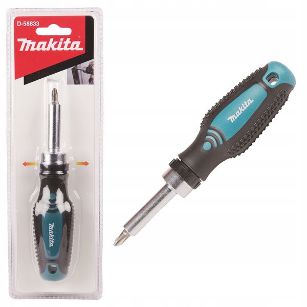 Викрутка з тріскачкою Makita D-58833 10684700124 фото