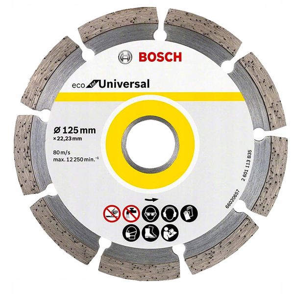 Диск діамантовий BOSCH Eco Universal 125мм 12274154195 фото