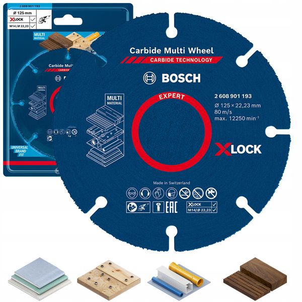 Диск карбідний Carbide Multi Wheel BOSCH EXPERT 125мм 15031724987 фото