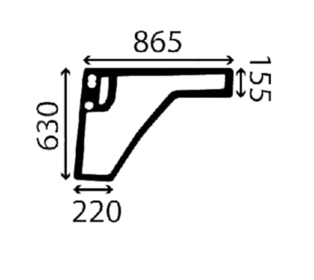 Стекло двери левое нижнее экскаватора погрузчика Ford 555B, 555C, 555D, 575D, 655C, 655D, 675D 2223186 фото