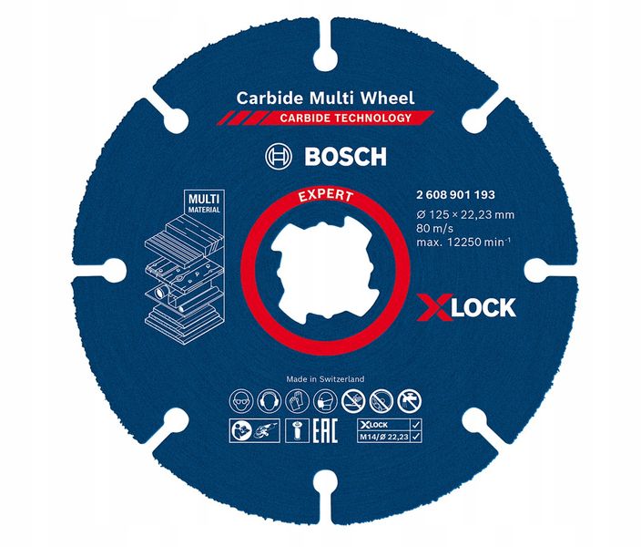 Диск карбідний Carbide Multi Wheel BOSCH EXPERT 125мм 15031724987 фото