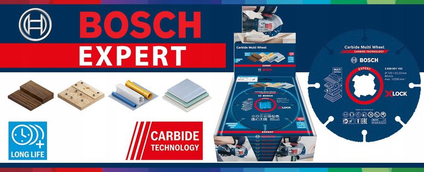 Диск карбідний Carbide Multi Wheel BOSCH EXPERT 125мм 15031724987 фото