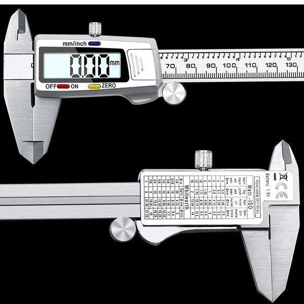 Штангенциркуль електронний цифровий 150 мм з LCD екраном в кейсі 32956302808 фото