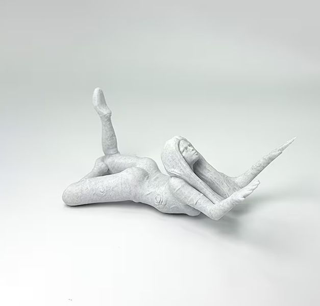 Тримач для вина чи віскі &laquo;Acrobat Art&raquo; &mdash; Креативна підставка-скульптура для пляшки 599488 фото