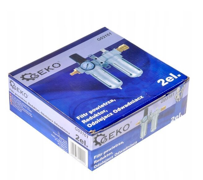 Повітряний фільтр GEKO G03161, редуктор, маслянка, водовідділювач 1/2" 2 шт. 16115749837 фото