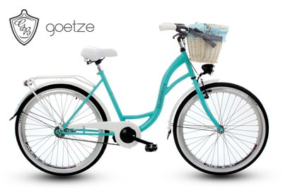 Жіночий міський велосипед GOETZE BLUEBERRY 26 + кошик 6747460797 фото
