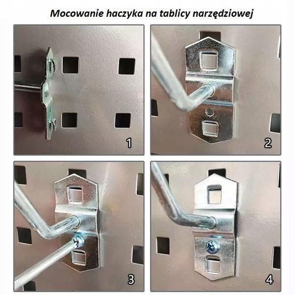 Гачок металевий для таблиці органайзера 50мм 14350788301 фото