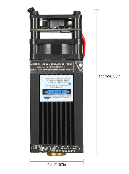 Лазерна головка Modual 30 Вт 450 нм 4001015232879 фото