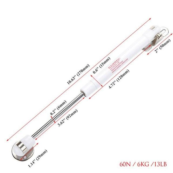 Амортизатор газовий меблевий 60N 13LB 2 шт. 33052875862 фото