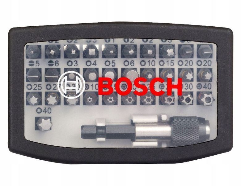 Набір біт Bosch Pro-Mix 32 шт. та магнітний тримач 11905969343 фото