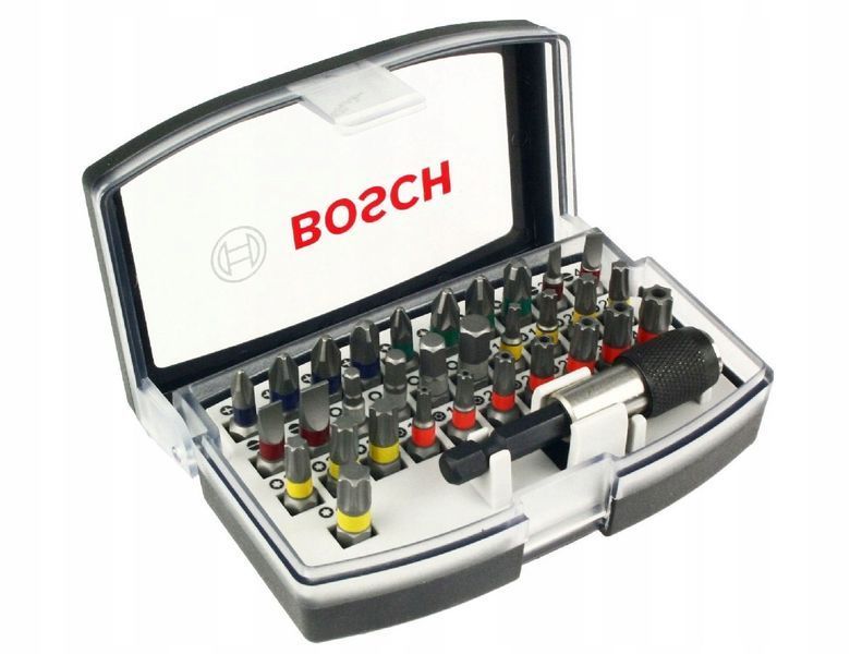 Набір біт Bosch Pro-Mix 32 шт. та магнітний тримач 11905969343 фото