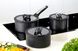 Комплект 3 кришок скляних 22/24/28см TEFAL INGENIO L99310 9337486533 фото 2