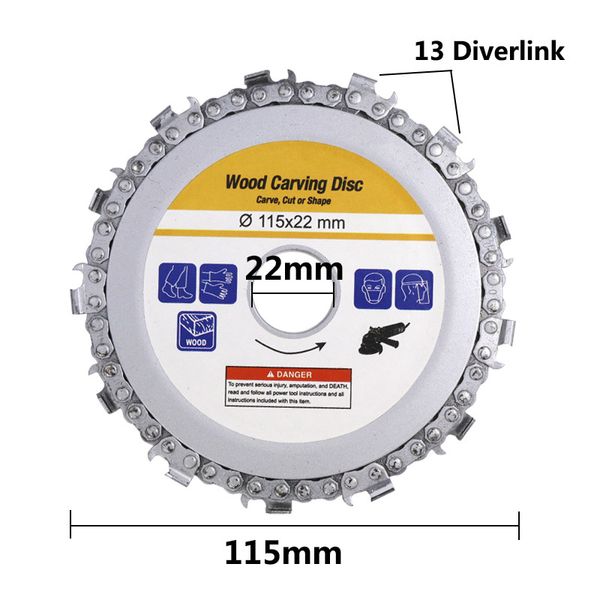 Ланцюговий диск по дереву 115 мм 1 шт. 4000107092015-2 фото
