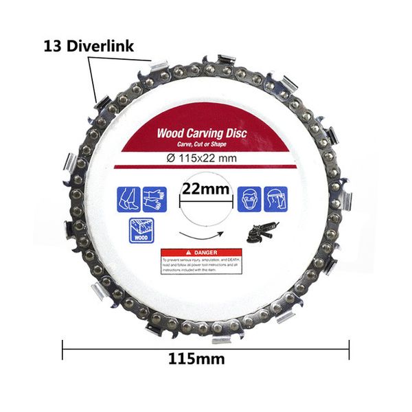 Ланцюговий диск по дереву 115 мм 1 шт. 4000107092015-2 фото