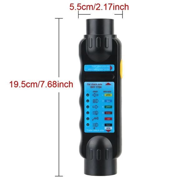 Тестер подключения проводки прицепа 12V 7Pin. 1005006015315732 фото