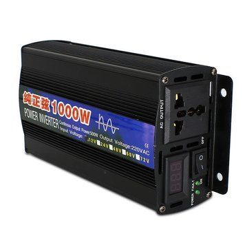Інвертор автомобільний 1000Вт 12В 220В 1005005041861432 фото