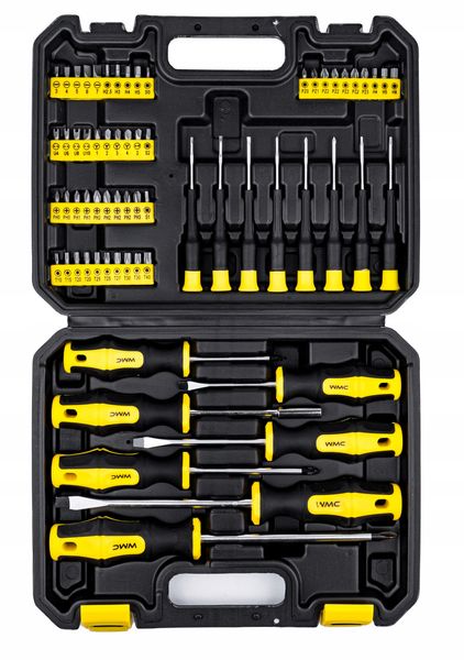 Викрутки та біти WMC Tools TH49812 65 елементів 12696854816 фото