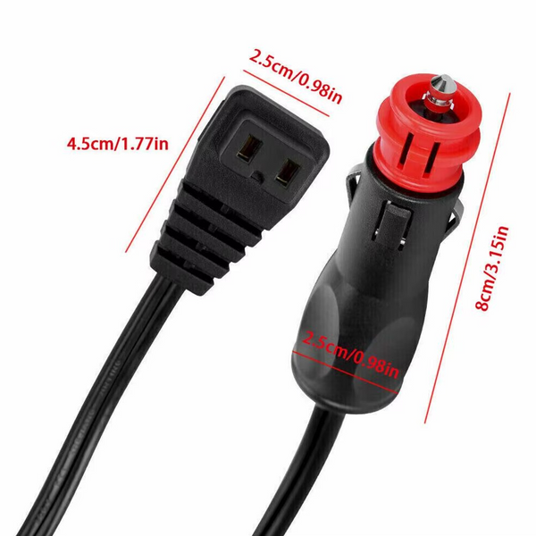 Шнур живлення DC для автохолодильника 12V, 2.0 м 313618-2 фото