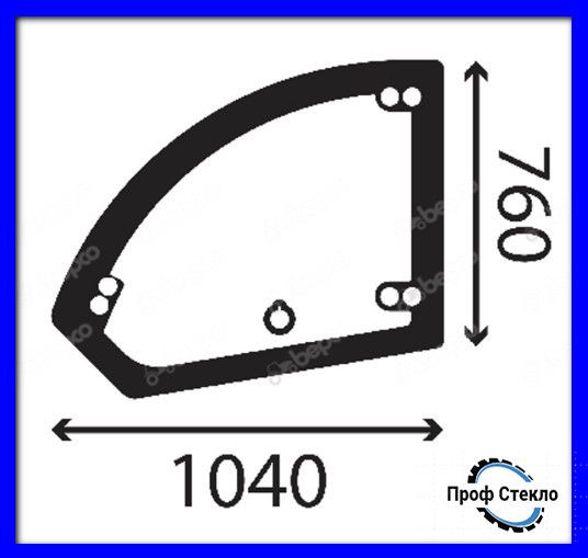 Скло двері верхнє навантажувач Case Farmlift 632, Farmlift 635, Farmlift 735, Farmlift 742, Farmlift 935 84523841 фото