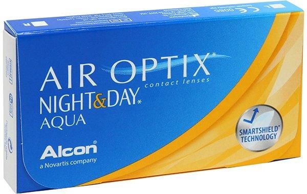 Контактні лінзи AIR OPTIX Night & Day Aqua 6шт. -3.0 7548947467 фото