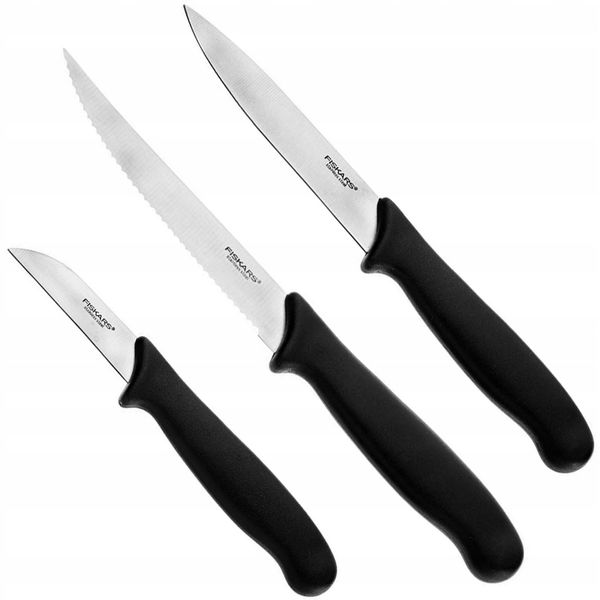 Ножи кухонные Fiskars Essential 3 шт. 9632430125 фото