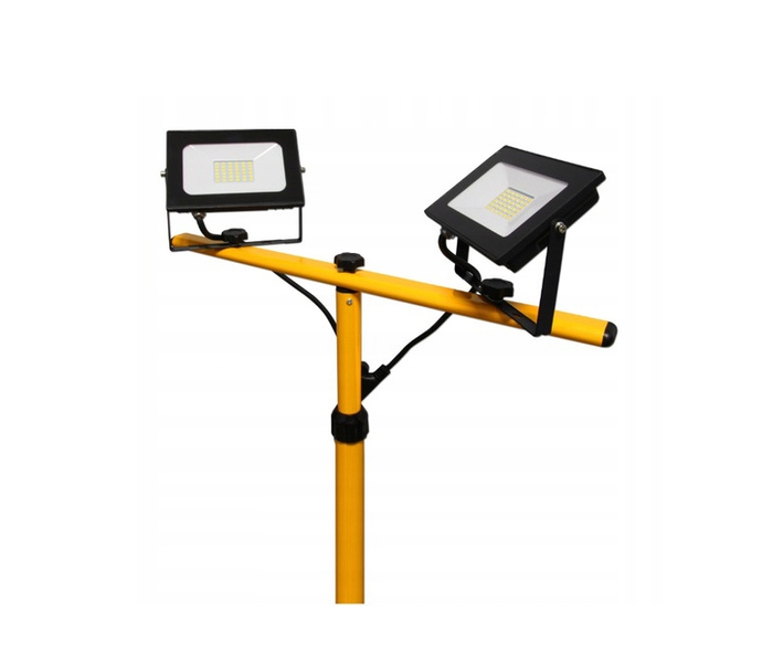Прожектор светодиодный 2x30W на штативе Led SMD 4500К + кабель 2м 10980355910-3K фото