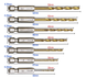 Набір свердел HSS з титановим покриттям хвостовик 1/4 "1.5-6.5 мм 13 шт 32274725022 фото 8