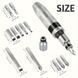 Ударная отвертка с битами (13 предметов) &mdash; Профессиональная ударно-поворотная для авто и мастерской 945654 фото 4