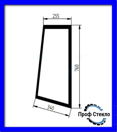 Скло праве заднє вікно навантажувач Deutz-Fahr Agrovector 40.8, Agrovector 40.9, JLG 90010322 фото