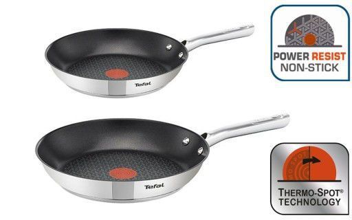 Набір каструль Tefal Uno A701SC84 + 2 сковороди TEFAL DUETTO 24/28 cm + кошик для пропарювання 6846917315 фото