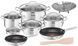 Набір каструль Tefal Uno A701SC84 + 2 сковороди TEFAL DUETTO 24/28 cm + кошик для пропарювання 6846917315 фото 1