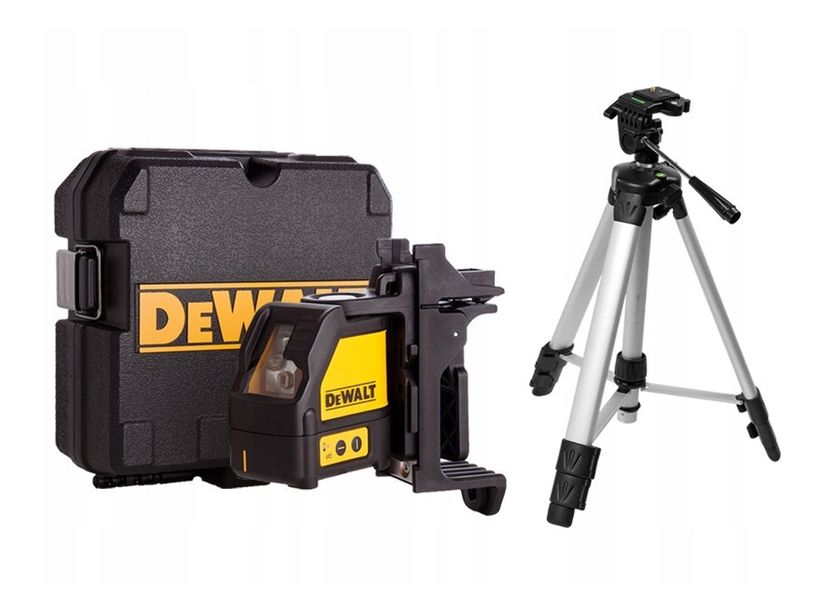 Лазерный нивелир DeWALT DW088CG 20 м + штатив 7577341493 фото