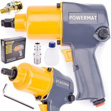 Гайковерт пневматичний POWERMAT PM-KPU-1550MB 1/2" 1550 Nm 9704269244 фото