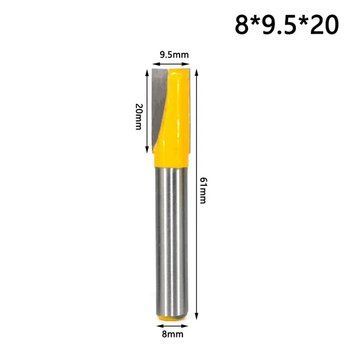 Фреза по дереву торцевая 8*9.5*20 хвостовик 8мм F221 фото