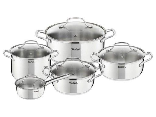 Набор кастрюль 10 предметов Tefal Uno A701SC84 7026082022 фото