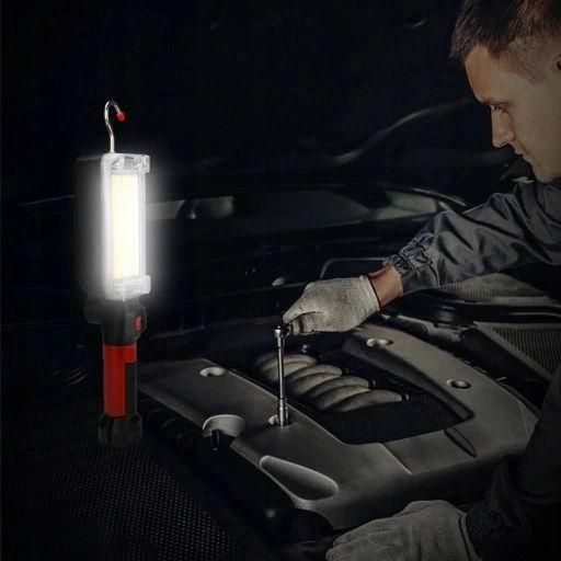 Ліхтар для майстерні акумуляторний COB LED 4в1 11287422053 фото
