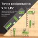 Акриловый мини-уровень 10 см (с магнитами, 3 капсулы 0&deg;/45&deg;/90&deg; и миллиметровой шкалой) - Многоугольный спиртовой уровень-торпедо 330011 фото 6