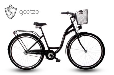 Жіночий міський велосипед GOETZE STYLE LTD 28 3 швидкості + кошик 6037114531 фото