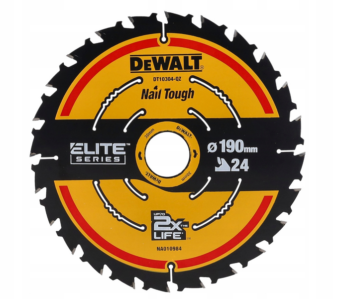 Диск пильний для дерева Dewalt 190x24х30 DT10304 пила 13094214182 фото
