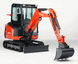 Стекло боковое правое заднее мини экскаватора Kubota KX027-4 RG268-46801 фото 2