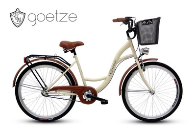 Жіночий міський велосипед GOETZE Classic 26 3 швидкості + кошик 6713455423 фото