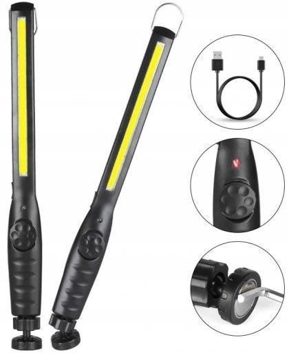 Ліхтар для майстерні акумуляторна LED COB 8W 11890168585 фото