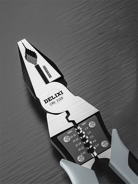 Плоскогубці багатофункціональні DELIXI 7inch 190мм 1005001592506246-2 фото