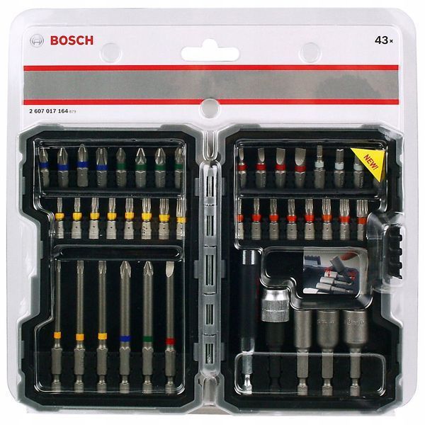 Набор бит Bosch Profi 43 элемента 12550782899 фото